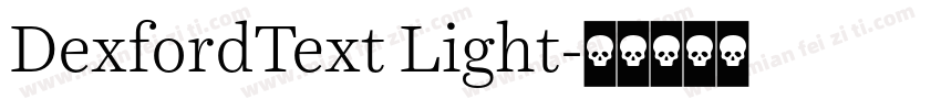 DexfordText Light字体转换